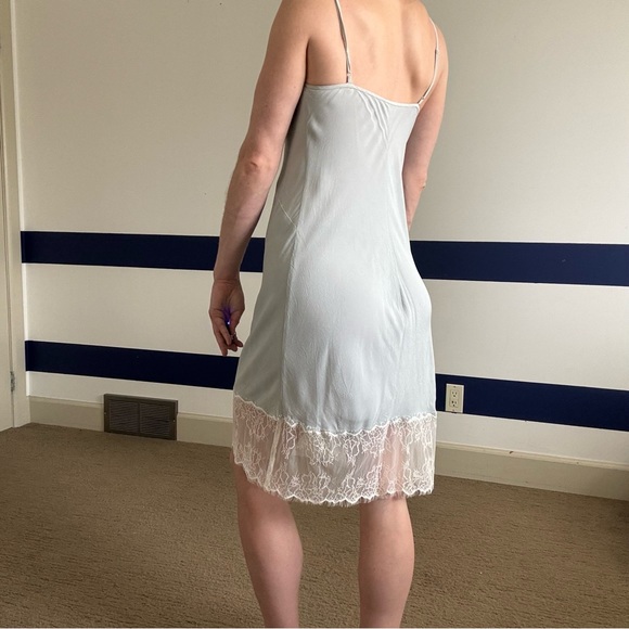 Wilfred Pastel Sage Slip Dress with Lace Detailing - Picture 2 of 6